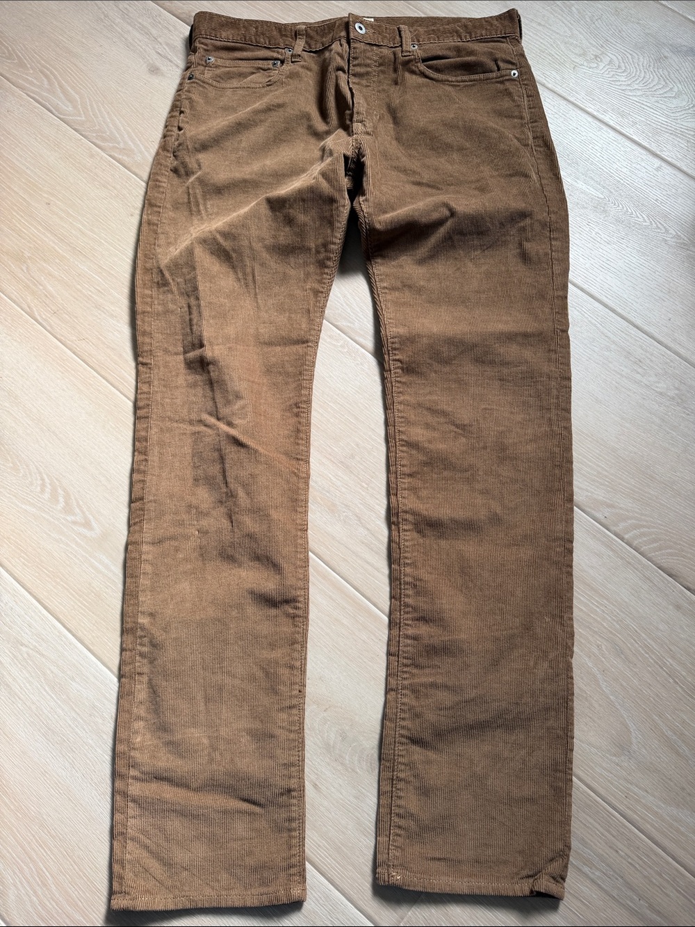 J.Crew 484 Brown Corduroy Pants Men’s 34x34 NWT